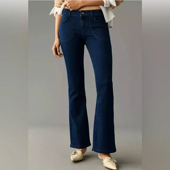 Pilcro - Anthropologie - The Icon - Flare Mid Rise Jean - Picture 1 of 6